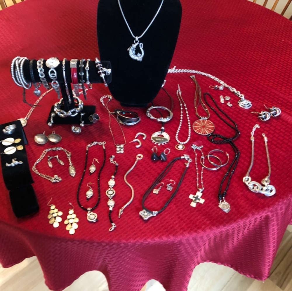 Over 30 pieces of Brighton and Silpada.